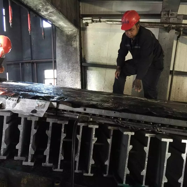 Hot Splicing operation for conveyor belt
